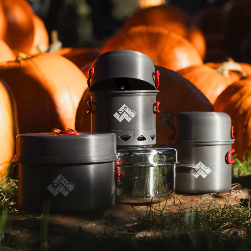 Menażki turystyczne aluminiowe kuchnia polowa Alpinus – Noctus Białystok